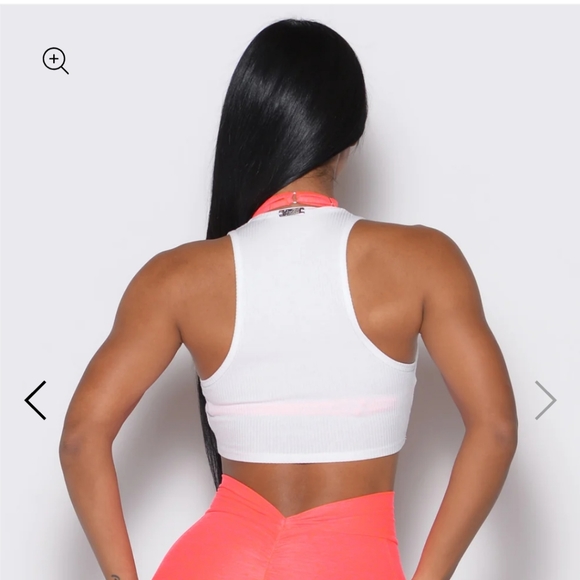 Bombshell butterfly ribbed tank - Picture 2 of 4